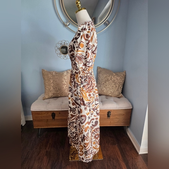 Fifteen Twenty Poppy Shirred Waist Dress - Picture 6 of 9